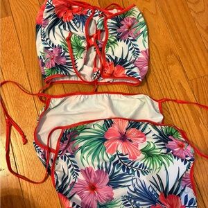 RaveWithMigente 3 piece Floral Bikini Set